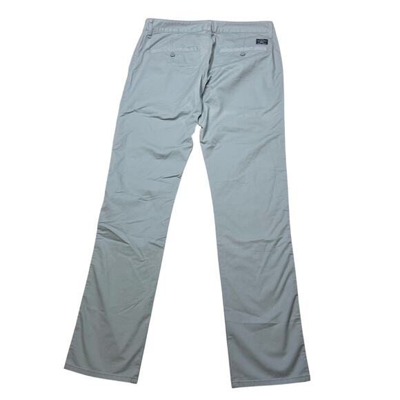 Vans Chino Pants Mens 32x31 Storm Gray Straight Stretchy Fit Skate Casual New - Picture 2 of 10